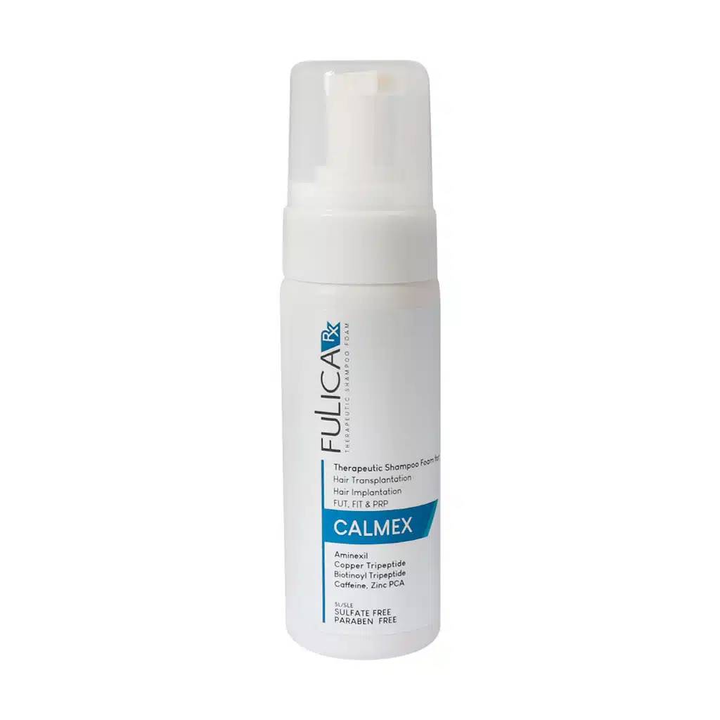 تصویر شامپو فوم پس از کاشت مو calmex فولیکا آر ایکس 150 ml